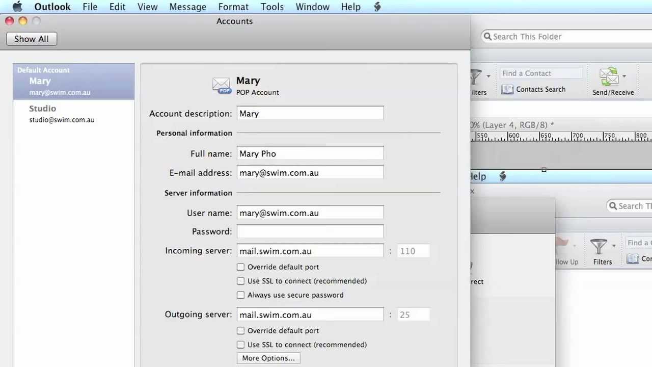 how to rebuild a mac outlook profile 206